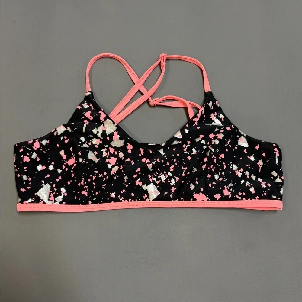 Zella: Girls - Tween - Teen Bikini Set, Black / Pink / Silver, Size 16
